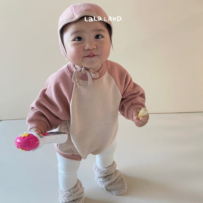 Lalaland - Korean Baby Fashion - #babywear - Bebe Block Raglan Bodysuit - 7