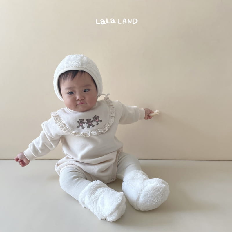 Lalaland - Korean Baby Fashion - #onlinebabyboutique - Bebe Bear Vely Bodysuit - 9