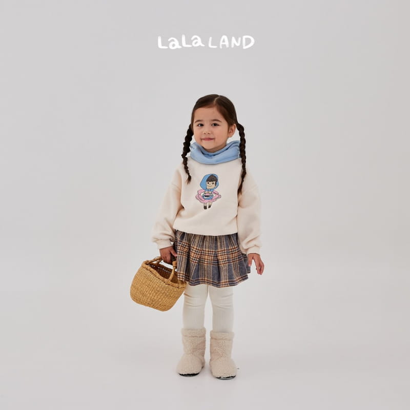 Lalaland - Korean Children Fashion - #kidzfashiontrend - London Check Skirt - 4