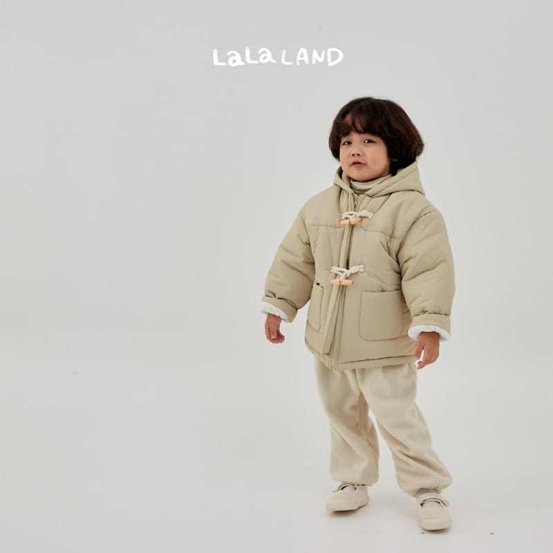 Lalaland - Korean Children Fashion - #Kfashion4kids - Dduckboki Hoody Padding Jacket - 6