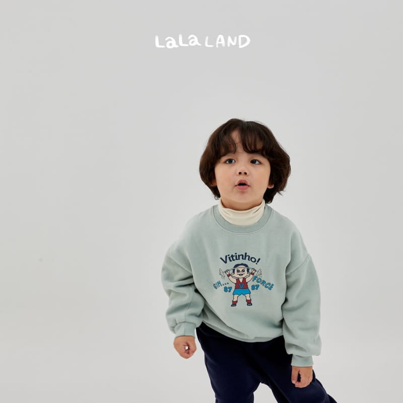 Lalaland - Korean Children Fashion - #childofig - Weightlifting Sweatshirt - 2