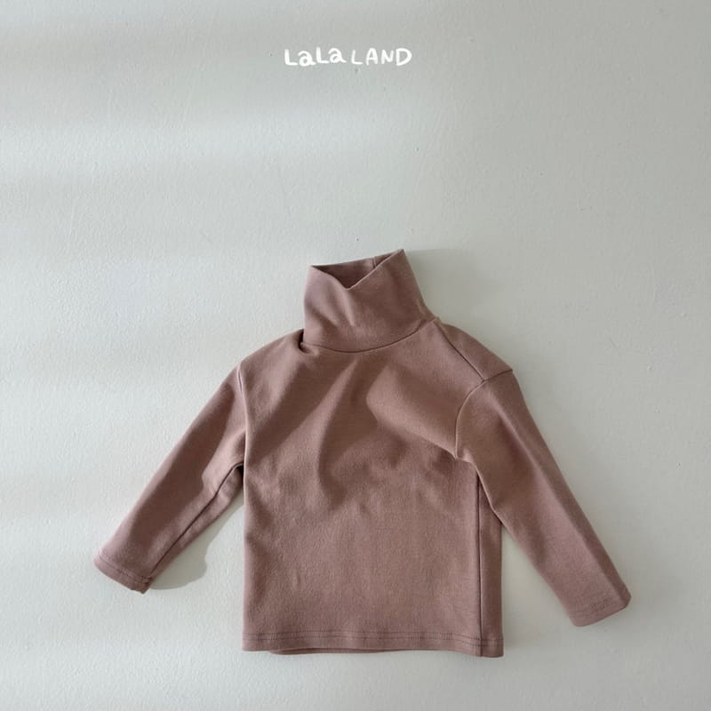 Lalaland - Korean Children Fashion - #childrensboutique - Long Neck Turtleneck Tee - 7