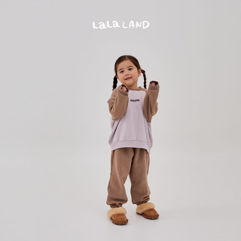 Lalaland - Korean Children Fashion - #fashionkids - Block Ralgan Top Bottom Set - 6