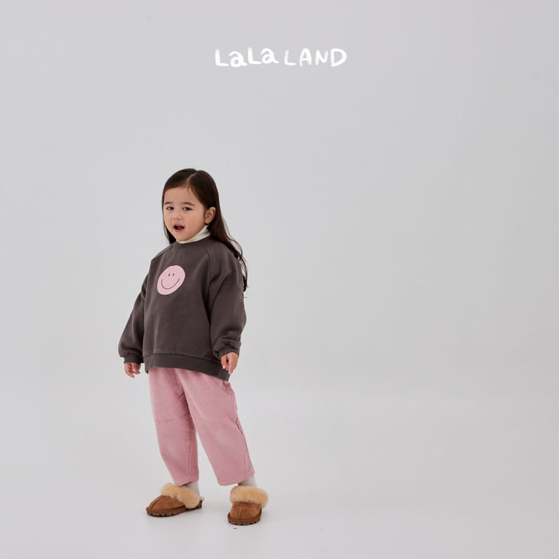 Lalaland - Korean Children Fashion - #kidsshorts - Smile Sweatshirt - 6