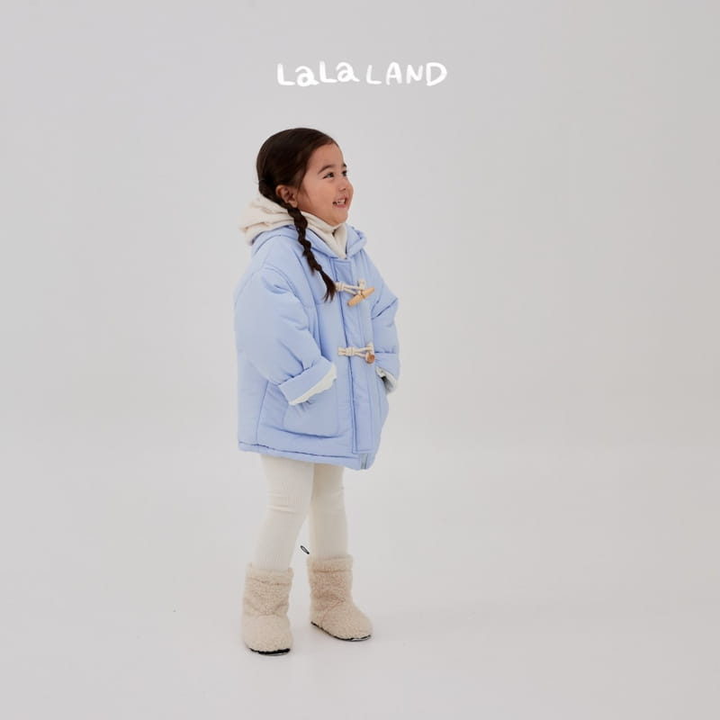 Lalaland - Korean Children Fashion - #kidsshorts - Dduckboki Hoody Padding Jacket - 3