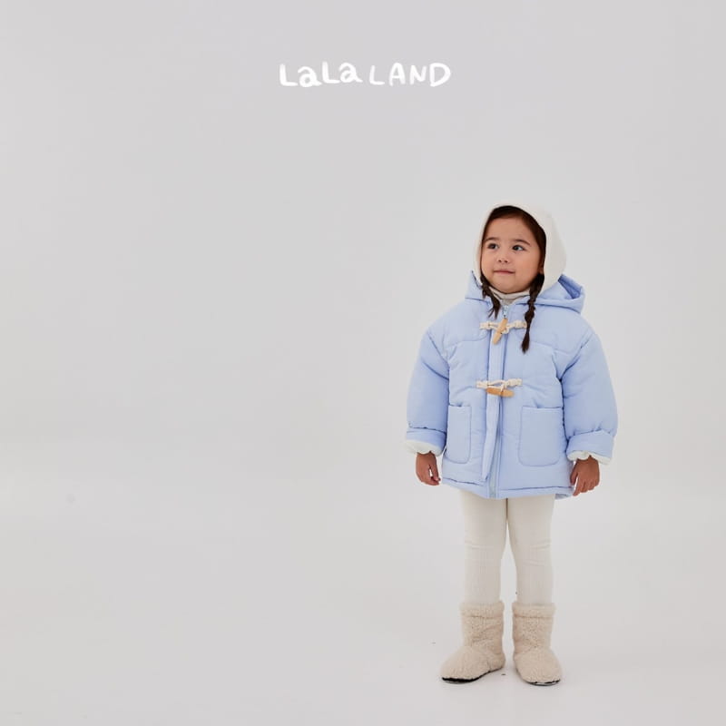 Lalaland - Korean Children Fashion - #kidsshorts - Dduckboki Hoody Padding Jacket - 4