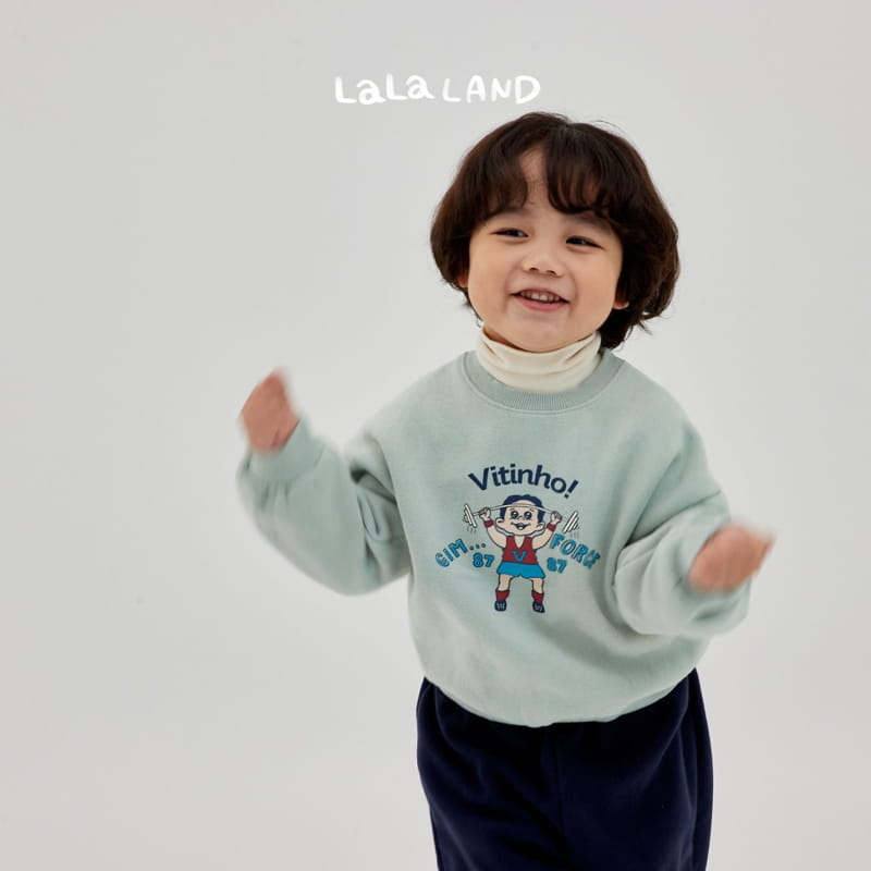 Lalaland - Korean Children Fashion - #kidzfashiontrend - Weightlifting Sweatshirt - 9