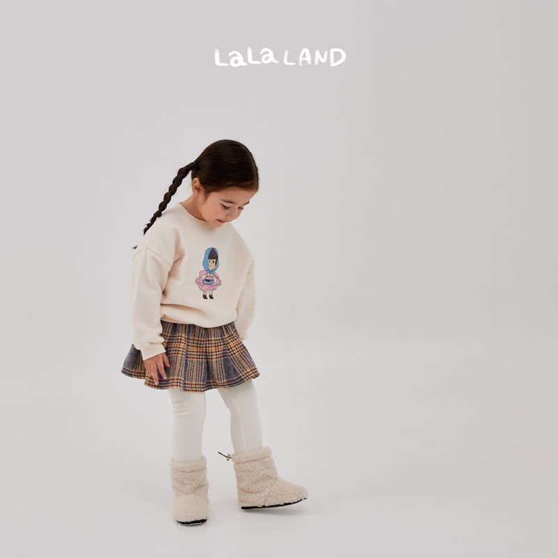 Lalaland - Korean Children Fashion - #kidzfashiontrend - London Check Skirt - 3