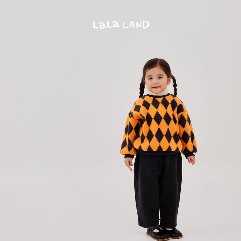 Lalaland - Korean Children Fashion - #kidzfashiontrend - Dia Jacquard Sweatshirt