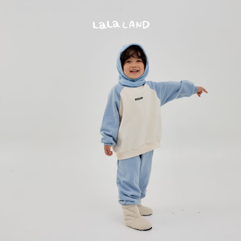 Lalaland - Korean Children Fashion - #kidzfashiontrend - Block Ralgan Top Bottom Set - 9