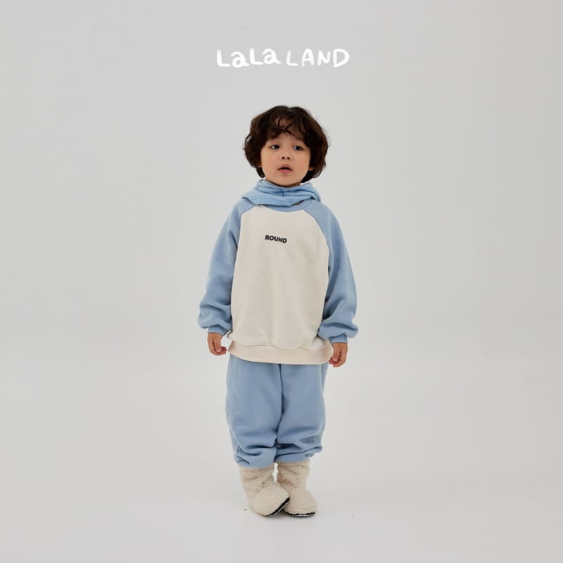 Lalaland - Korean Children Fashion - #magicofchildhood - Block Ralgan Top Bottom Set - 12