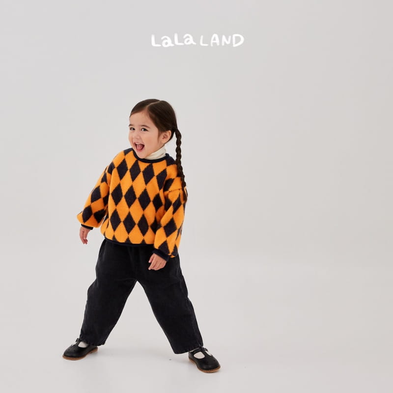 Lalaland - Korean Children Fashion - #minifashionista - Dia Jacquard Sweatshirt - 5