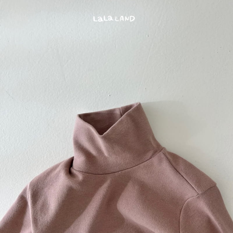 Lalaland - Korean Children Fashion - #stylishchildhood - Long Neck Turtleneck Tee - 5