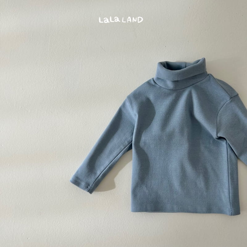 Lalaland - Korean Children Fashion - #todddlerfashion - Long Neck Turtleneck Tee - 3