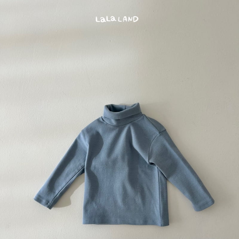 Lalaland - Korean Children Fashion - #todddlerfashion - Long Neck Turtleneck Tee - 4