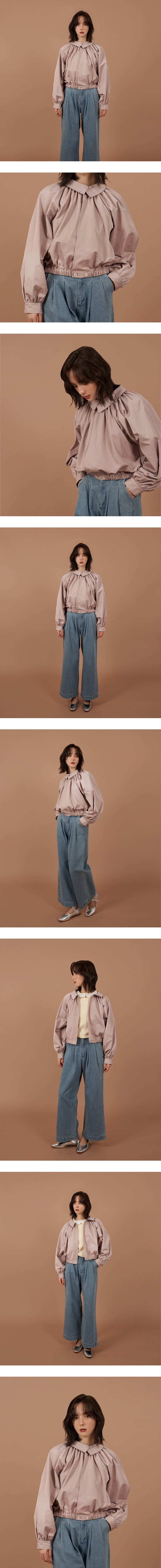 Le Bev - Korean Women Fashion - #momslook - Mom Borelo Shirring Jacket