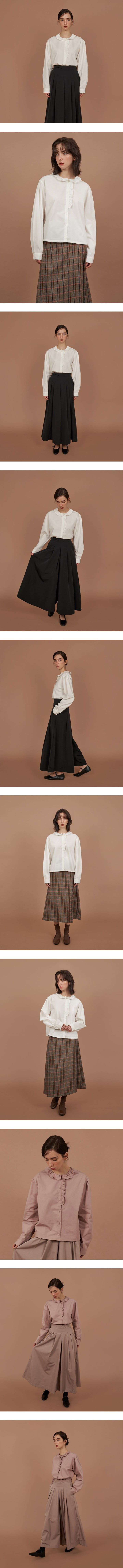 Le Bev - Korean Women Fashion - #womensfashion - Mom Frill Blouse