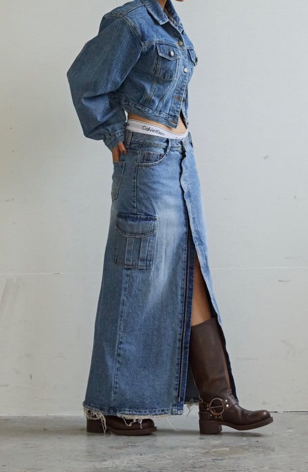 Lefave - Korean Women Fashion - #womensfashion - Tu A Denim Skirt - 11