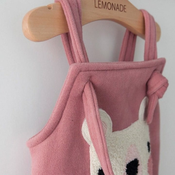 Lemonade - Korean Baby Fashion - #babyootd - Bbosong Fleece Bodysuit - 4