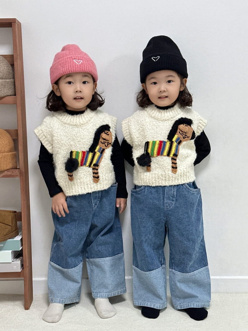 Little Rabbit - Korean Children Fashion - #Kfashion4kids - Zbra Vest - 3