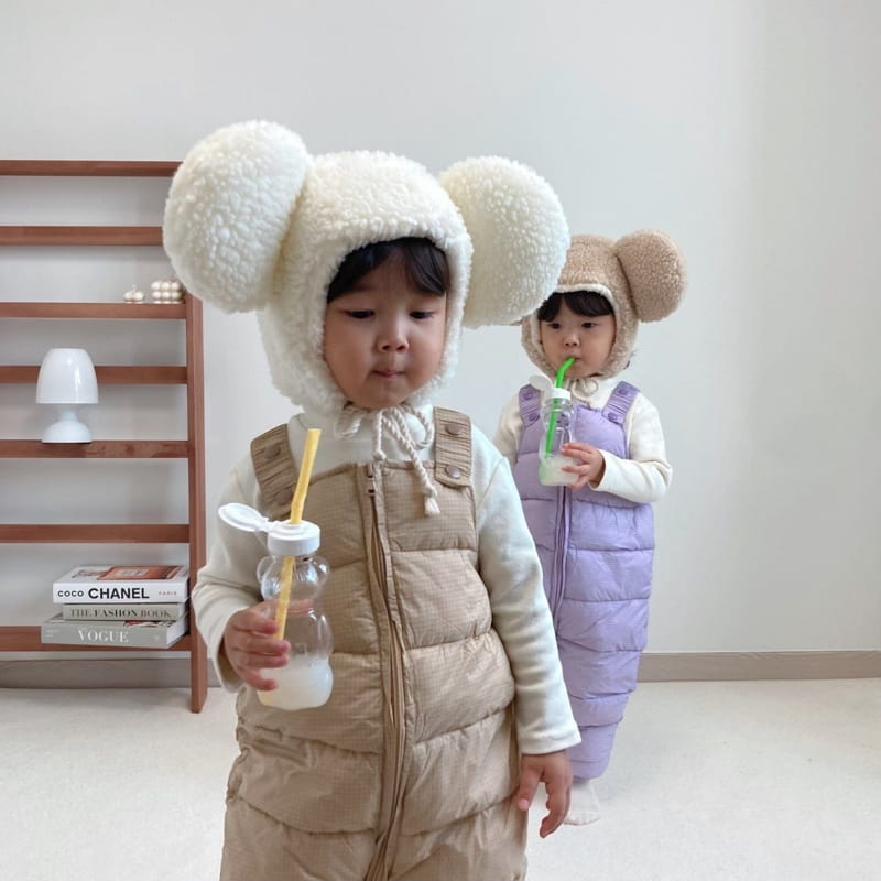 Little Rabbit - Korean Children Fashion - #childrensboutique - Padding Dungarees - 6