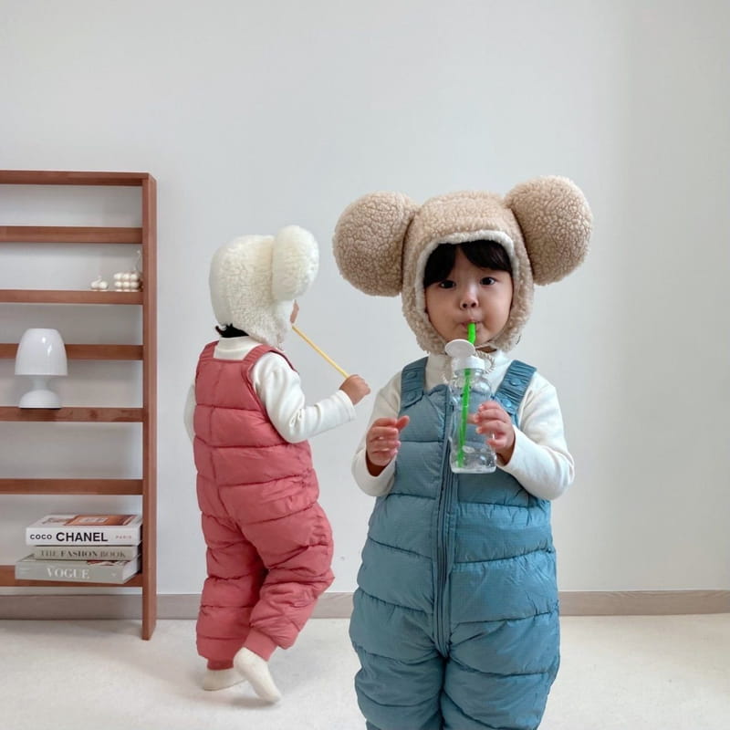 Little Rabbit - Korean Children Fashion - #designkidswear - Padding Dungarees - 7