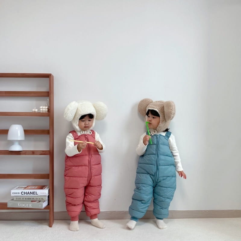 Little Rabbit - Korean Children Fashion - #fashionkids - Padding Dungarees - 9