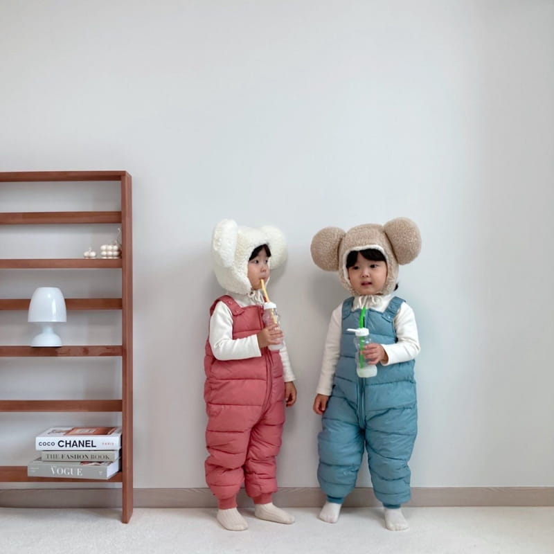 Little Rabbit - Korean Children Fashion - #kidsshorts - Padding Dungarees - 10