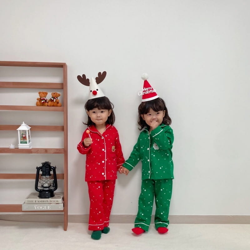 Little Rabbit - Korean Children Fashion - #kidsstore - Christmas Pajama - 3