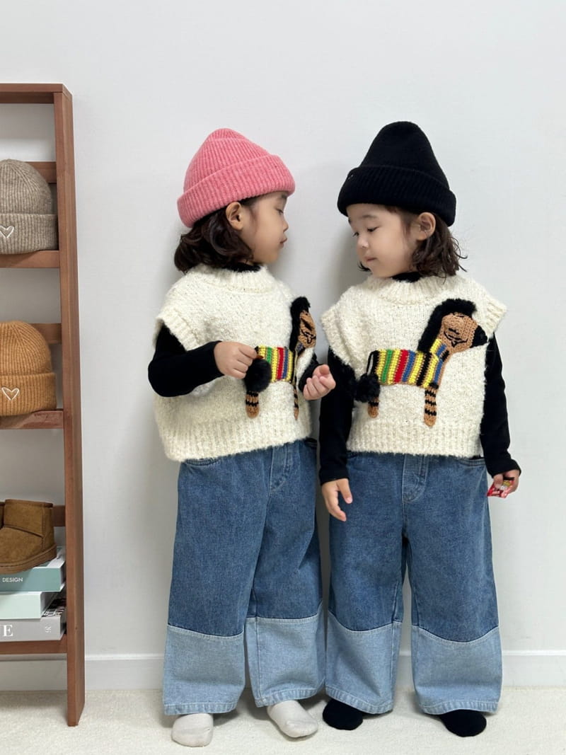 Little Rabbit - Korean Children Fashion - #Kfashion4kids - Zbra Vest - 4