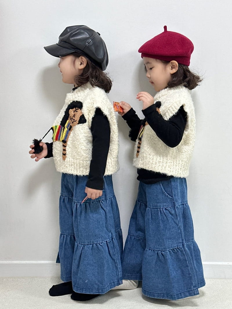 Little Rabbit - Korean Children Fashion - #minifashionista - Cancan Skirt Pants - 3