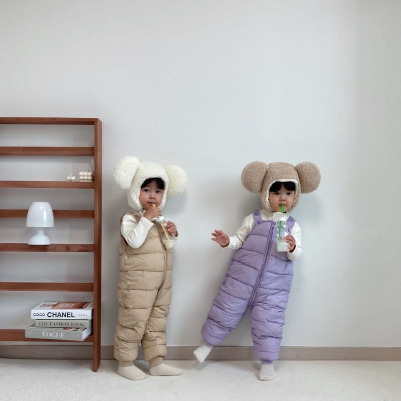 Little Rabbit - Korean Children Fashion - #toddlerclothing - Padding Dungarees - 3