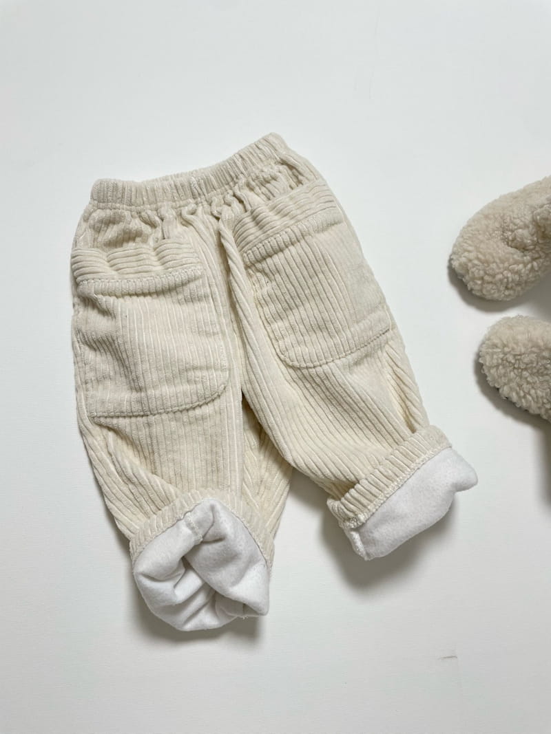 Lovin - Korean Children Fashion - #fashionkids - Rib Pocket Pants - 4