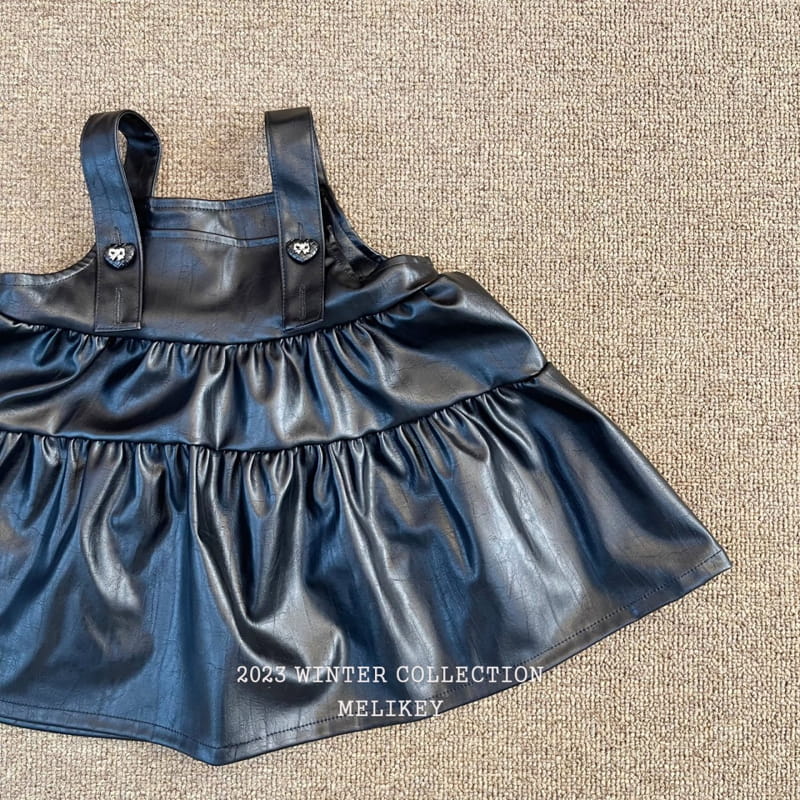 Melikey - Korean Children Fashion - #childofig - French Leather One-piece - 2