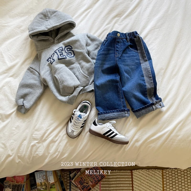 Melikey - Korean Children Fashion - #prettylittlegirls - Yes Hoody Tee - 4