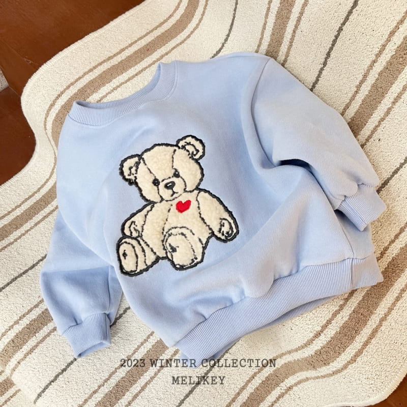 Melikey - Korean Children Fashion - #fashionkids - Bbogle Bear Sweatshirt - 4