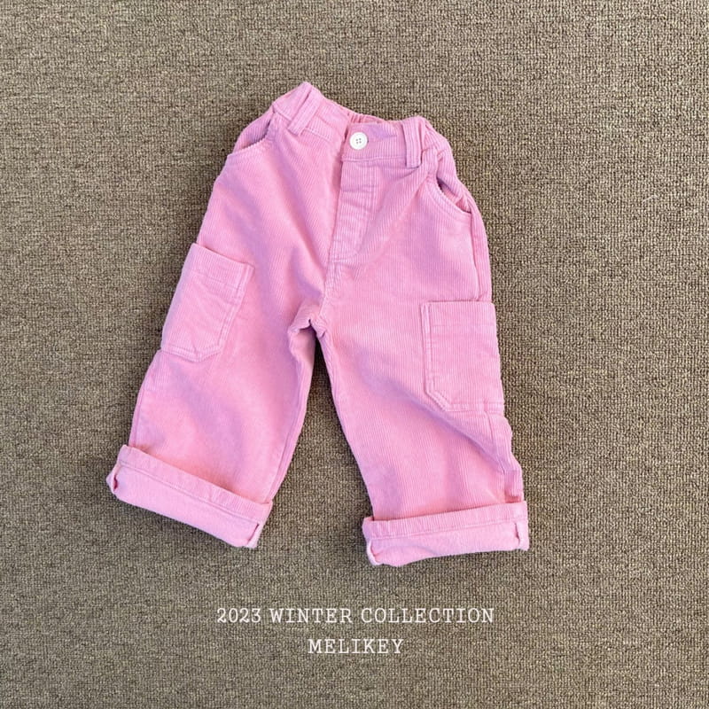 Melikey - Korean Children Fashion - #kidsstore - D Ring Rib Pants - 3