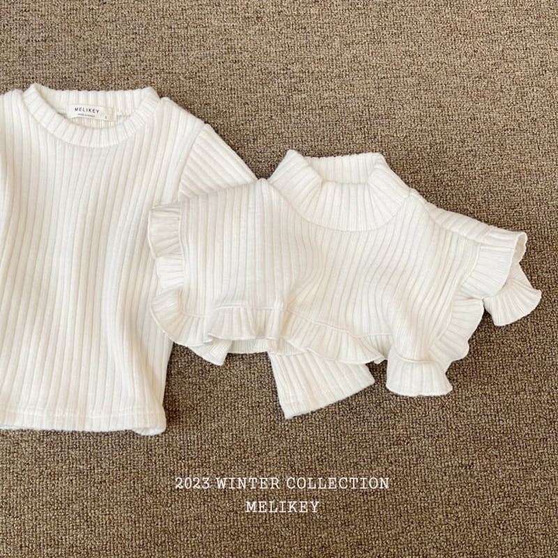 Melikey - Korean Children Fashion - #magicofchildhood - Cape Frill Tee - 6