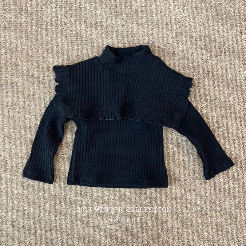 Melikey - Korean Children Fashion - #minifashionista - Cape Frill Tee - 7