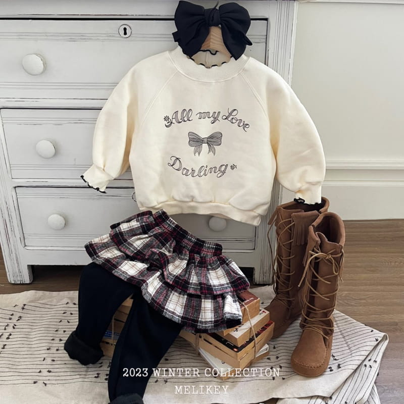 Melikey - Korean Children Fashion - #todddlerfashion - Darling Sweatshirt - 4