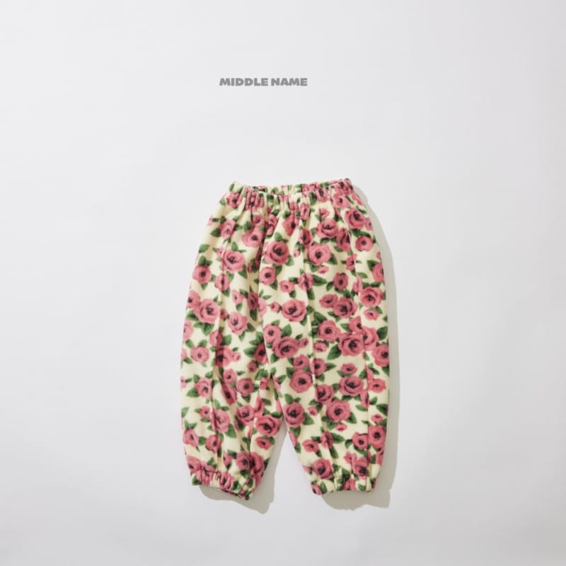 Middle Name - Korean Children Fashion - #todddlerfashion - Flower Pintuck Pants - 3