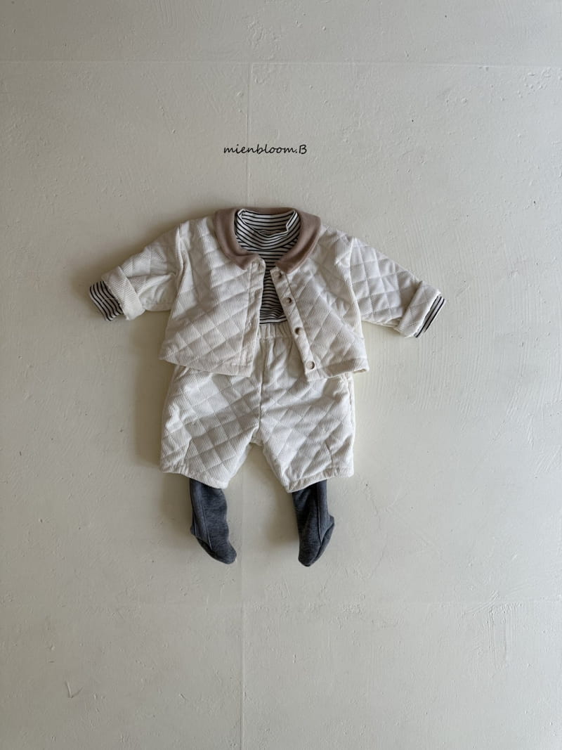 Mienbloom B - Korean Baby Fashion - #babyboutiqueclothing - Rib Quilting Jacket - 5