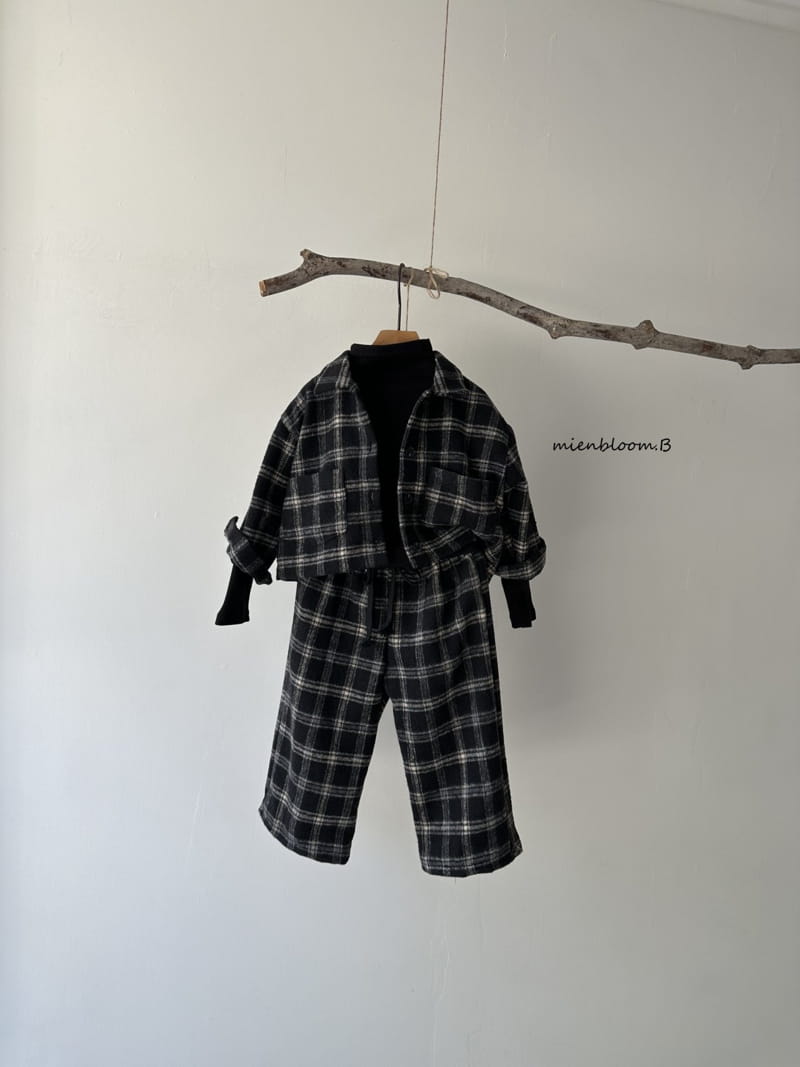 Mienbloom B - Korean Children Fashion - #childofig - Mico Check Pants - 6