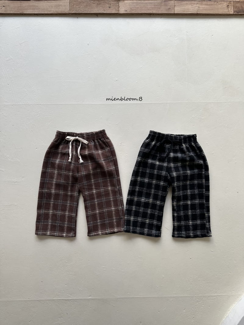 Mienbloom B - Korean Children Fashion - #designkidswear - Mico Check Pants - 9