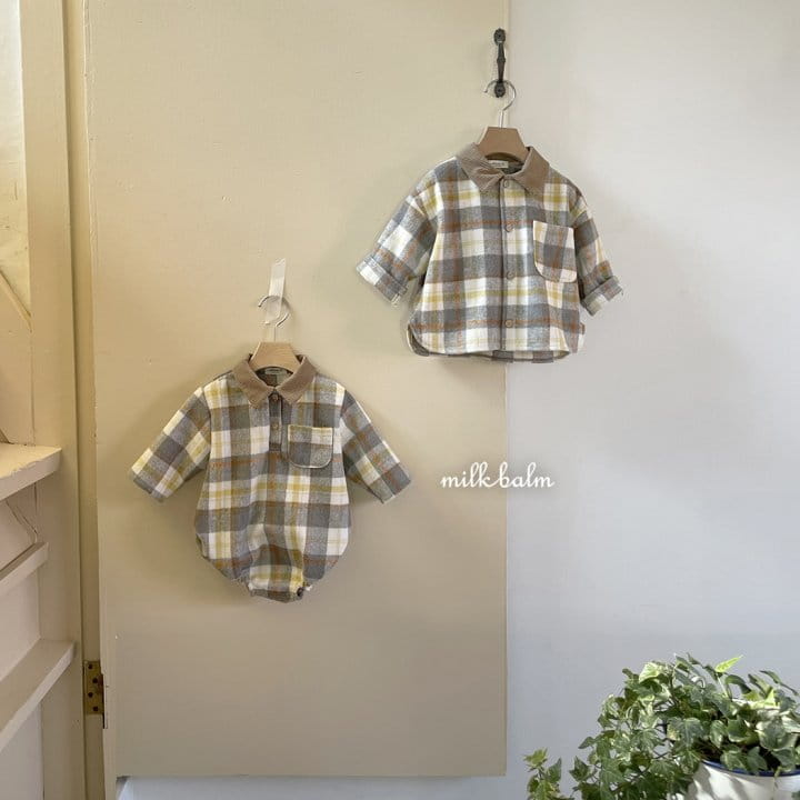 Milk Balm - Korean Baby Fashion - #babyoutfit - Henry Bodysuit - 2