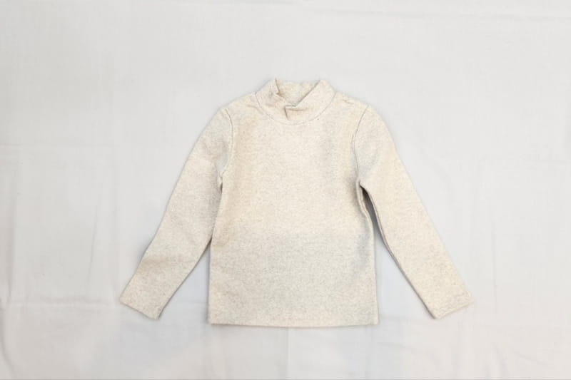 Milk Bebe - Korean Children Fashion - #kidzfashiontrend - Milk Turtleneck Tee - 4