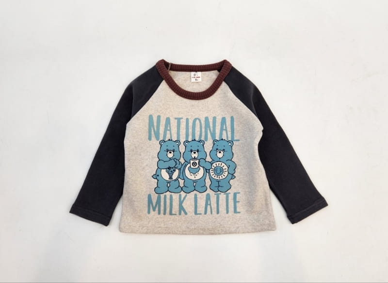 Milk Bebe - Korean Children Fashion - #childofig - Latte Tee - 4