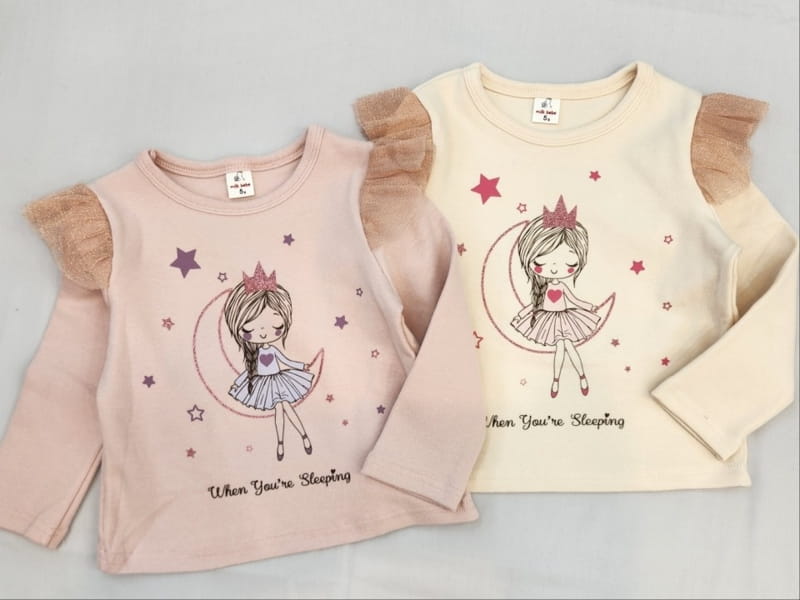 Milk Bebe - Korean Children Fashion - #childrensboutique - Delluna Tee