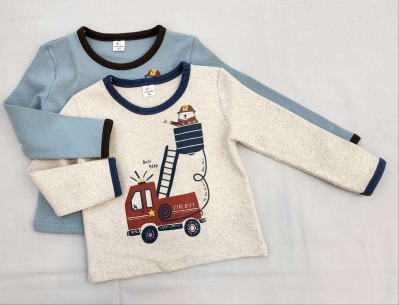 Milk Bebe - Korean Children Fashion - #discoveringself - Fire Engine Tee - 2