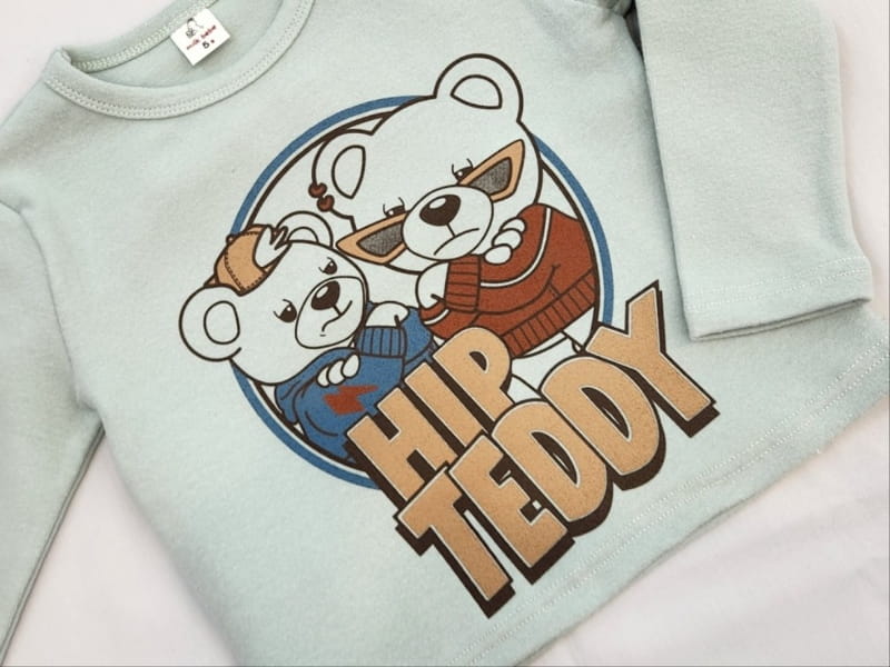 Milk Bebe - Korean Children Fashion - #designkidswear - Hip Teddy Tee - 4